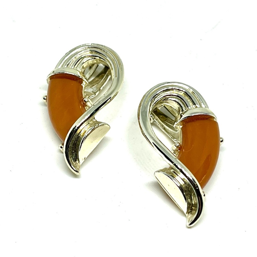 Charel Clip on Earrings - Picture 2 of 3